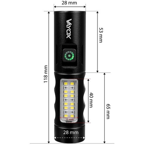  punjiva led prigu&amp;scaron;iva baterijska lampa LED/5W/5V IPX4 250 lm 2000 mah Slike