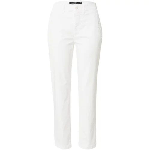 Polo Ralph Lauren Chino hlače 'GABBY' bijela