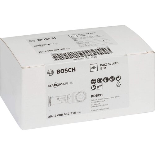 Bosch BIM list testere za uranjanje PAIZ 32 APB Wood and Metal 60 x 32 mm - pakovanje od 25 komada - 2608662315 Slike