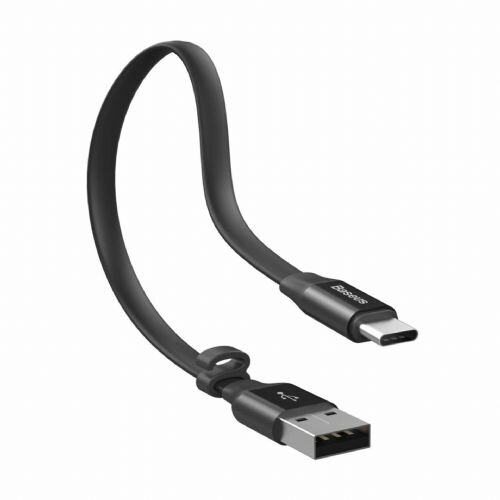 Baseus kabel USB A-C 0,23m 3A Nimble flat črn CATMBJ-01 Cene