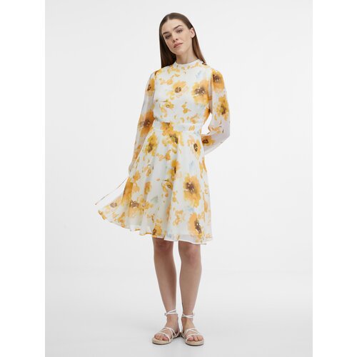 Orsay White Women's Floral Dress - Women's Cene