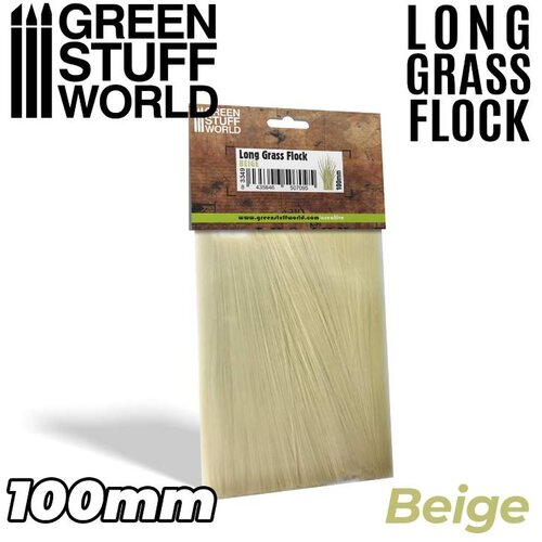 Green Stuff World Long Grass Flock 100mm Beige | Duga trava 100mm bež Cene