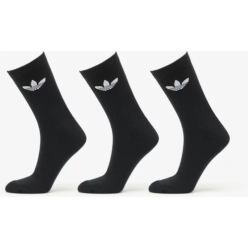 Adidas Trefoil Cushion Crew Socks 3-Pack Black