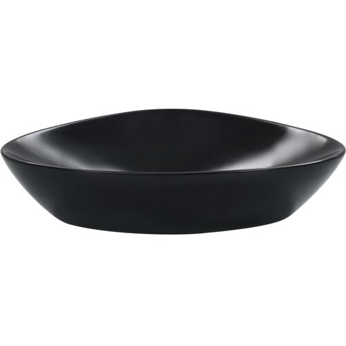 Maison Chic Umivalnik - Kopalna umivalnik - Lavabo 58,5x39x14 cm keramičen črn, (21684756) Cene