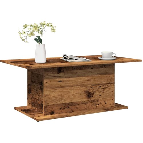 VidaXL Stol za kavu staro drvo 102x55,5x40 cm konstruirano drvo Slike