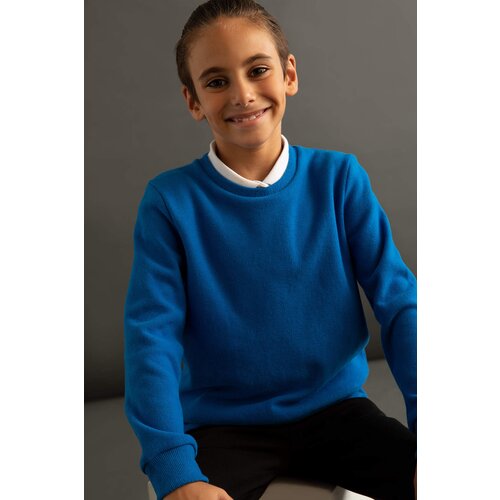 Defacto Regular Fit Crew Neck Sweatshirt Slike