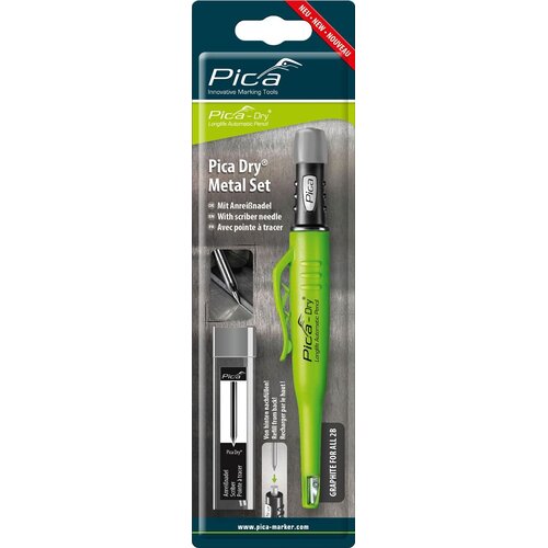 PICA PC30800 olovka za metal sa karbidnim vrhom koji se ne tro&amp;scaron;i, -Dry, metal set Slike