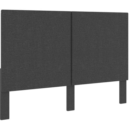  Posteljno vzglavje temno sivo blago 140x200 cm Cene