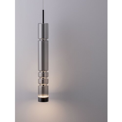 Nova Luce Siva staklena LED viseća svjetiljka &amp;oslash; 8 cm Bento &amp;ndash; Slike