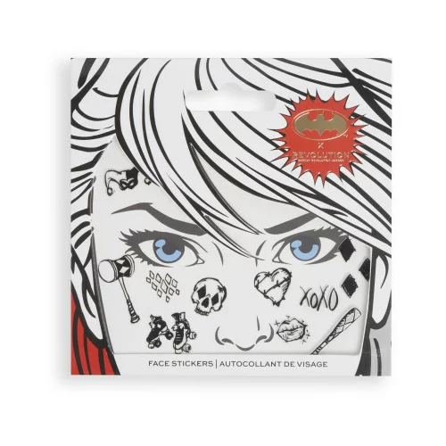 Revolution X DC nalepke za obraz - Face Stickers - Harley Quinn