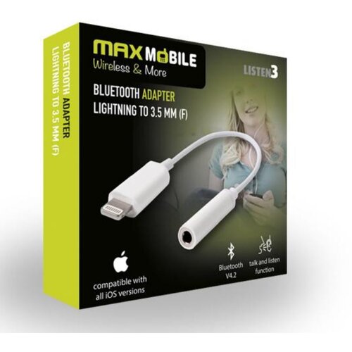 Max Mobile Bluetooth adapter iPhone Lightning to 3,5 mm Cijene