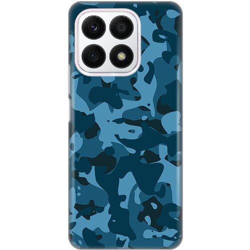  Silikonska maska za Honor X8a Camouflage Pattern Print tamno plava Slike