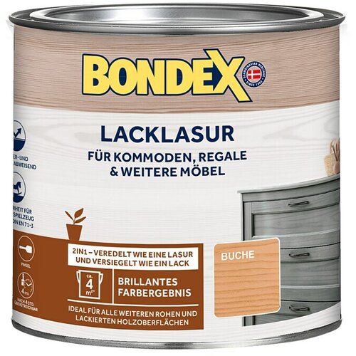 BONDEX Lazura (Bukva, 375 ml, Svilenkasti sjaj) Slike