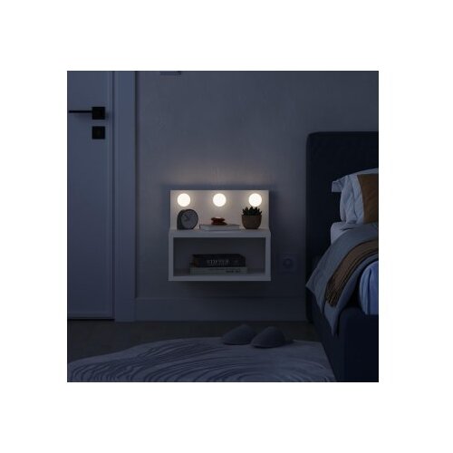 Hanah home noćni stočić treo white Slike