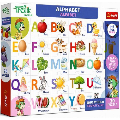 Trefl ik Abeceda edukativne puzzle 30 komada - Slike