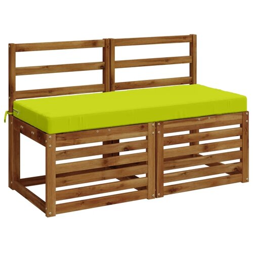  Jastučići za klupe - 2 dijela SOEST 100% poliester - Svjetlozelena 110 x 50 x 8 cm Poliester Cijene