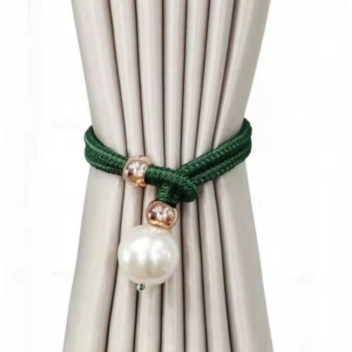 INF Elegantne zavese s perlami (komplet 2 kosov) Green, (21755549) Slike