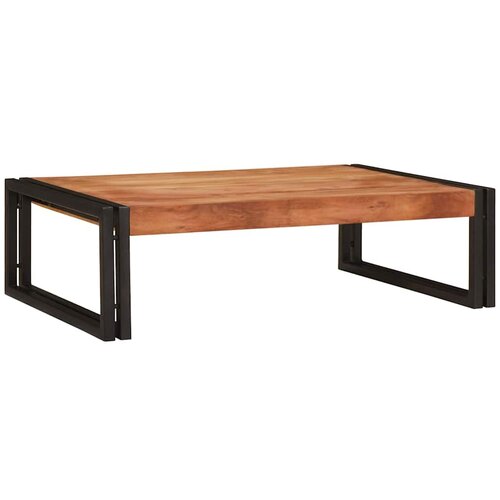VidaXL Polica za kopalnico 80 x 50 x 23 cm Trdna mango les, železo Slike