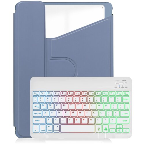 INF Združljivo s iPad Air 4/Air 5 10.9'' 360&deg; vrtljivo stojalo Bluetooth tipkovnica - sivka vijolična, (5000080084) Cene