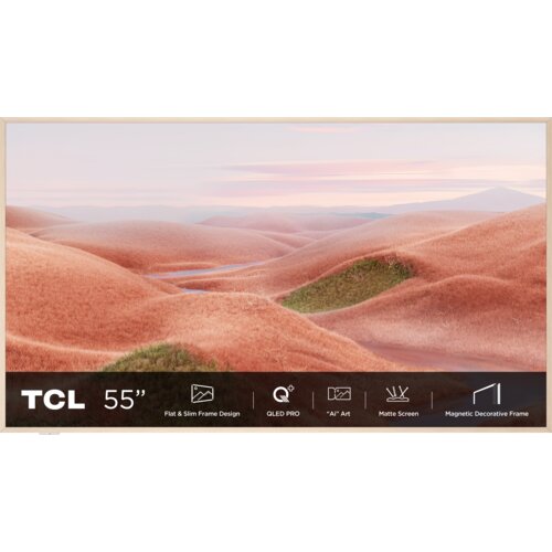 Tcl Razstavljen (odprta embalaža) - 55A300W NXTFRAME QLED TV sprejemnik, (21733651) Cene