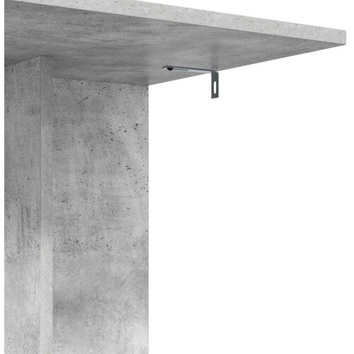  Bocni stol Betonski sivi 45 x 40 x 62 5 cm Konstruirano drvo - Beton siva Slike