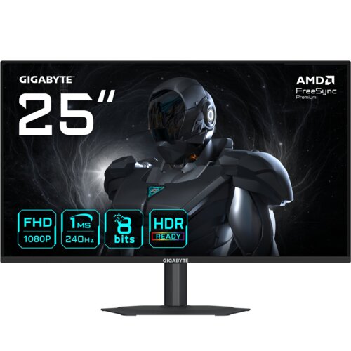 Gigabyte G25F2A računalni monitor 62,2 cm (24.5") 1920 x 1080 pikseli Full HD LED Crno Cijene