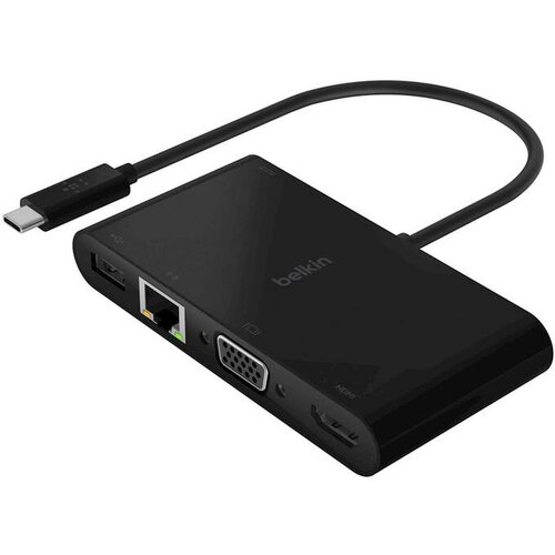 Belkin USB-C Multimedia Hub + Polnilec AVC004btBK Cene