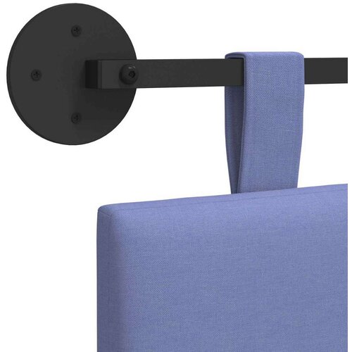  Držeće uzglavlje Zidne Traper plava 90 x 55 x 5 cm tkanina - Trapere plave boje 80 cm bez LED Slike