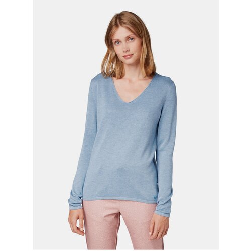 Tom Tailor Light blue women's basic sweater - Women Slike