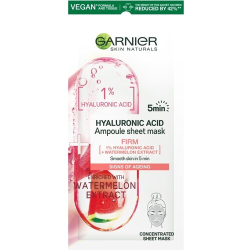 Garnier Skin Naturals Hyaluronic Acid Anti-Age maska za lice 15g Cene