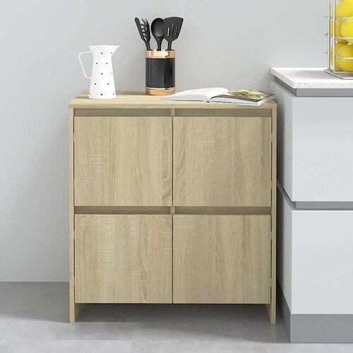  Komoda boja hrasta sonome 70x41x75 cm od konstruiranog drva Smeđa Slike