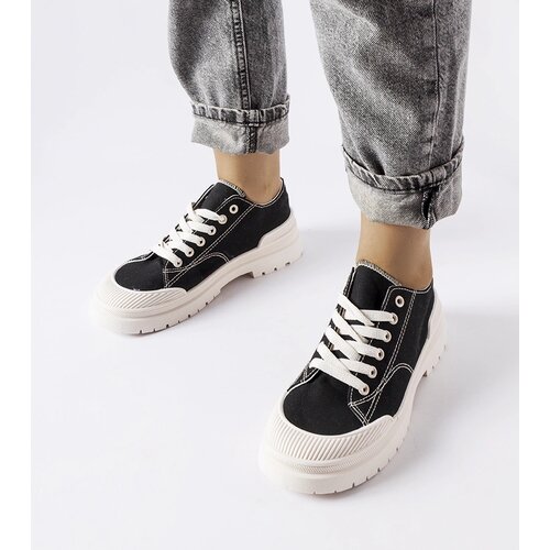 Gemre Black fabric sneakers Nassar Slike