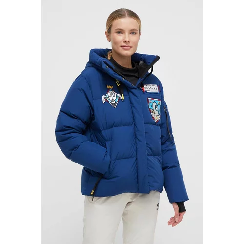 Rossignol Pernata jakna x JCC za žene, boja: tamno plava, za zimu, oversize
