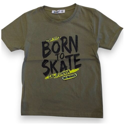  Majica kratak rukav za dečake born to skale VEL.6-9 Slike