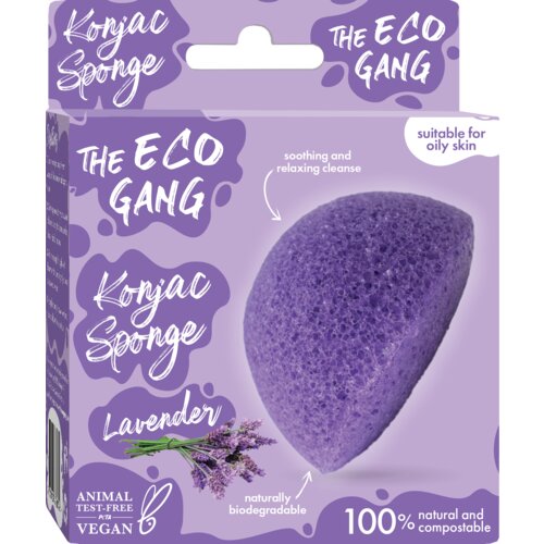 The Eco Gang Konjac Sponge - Lavender Cene