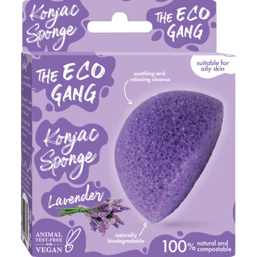 The Eco Gang Konjac Sponge - Lavender Slike