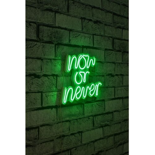 Wallity Zidna LED dekoracija Now or Never, IP67, 375 cm 12V, Zelena Slike