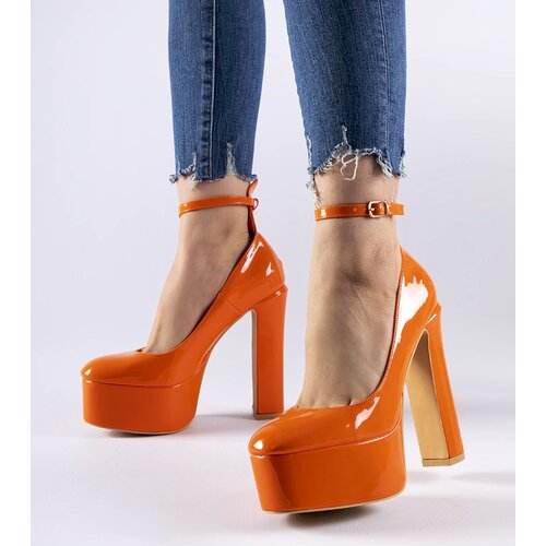 Gemre Orange patent pumps Colle Cijene