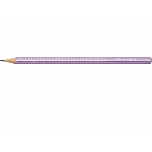 Faber_castell grafitna olovka grip hb sparkle 118263 violet metallic Cene