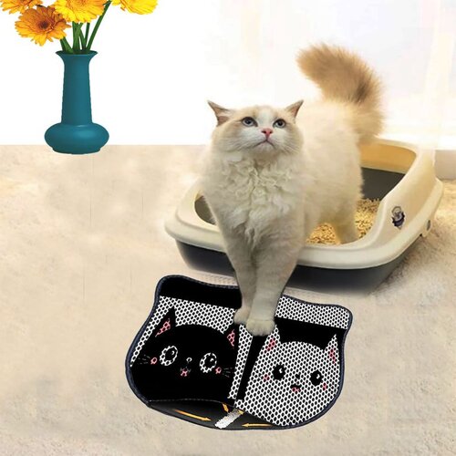 WALLXPERT Kdkafa0051 Multicolor Cat Litter Mat Cene