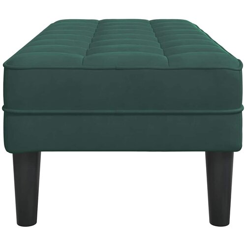  Klupa s jastukom Tamnozelena 113 x 57 x 39 cm Bar&amp;scaron;un Slike