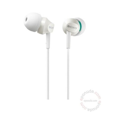 Sony MDR-EX50LP/W White slu&amp;scaron;alice Slike