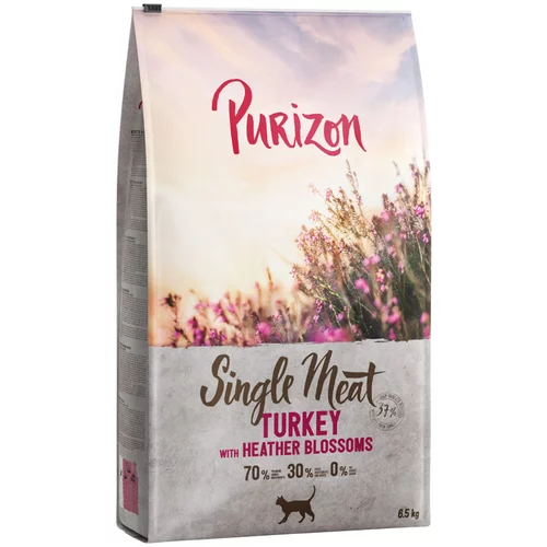 Purizon Single Meat puretina s cvijetom vrijeska - 6,5 kg