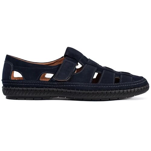 Shelvt Men's navy blue sandals Cene