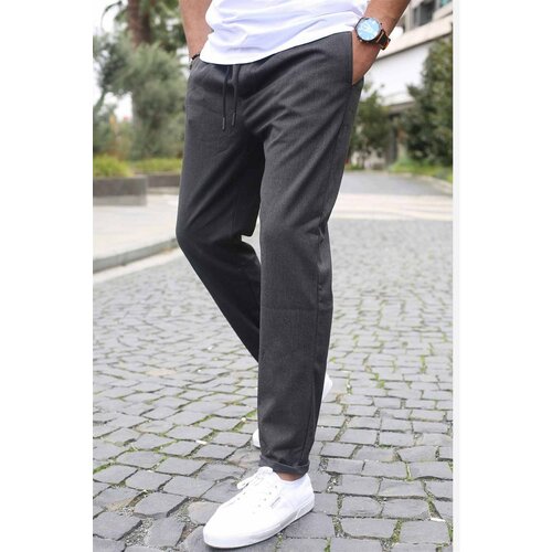 Madmext Anthracite Basic Jogger Trousers 5486 Slike
