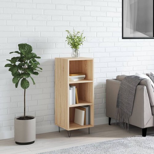 vidaXL Komoda sonoma hrast 34,5x32,5x90 cm inženirski les Cene