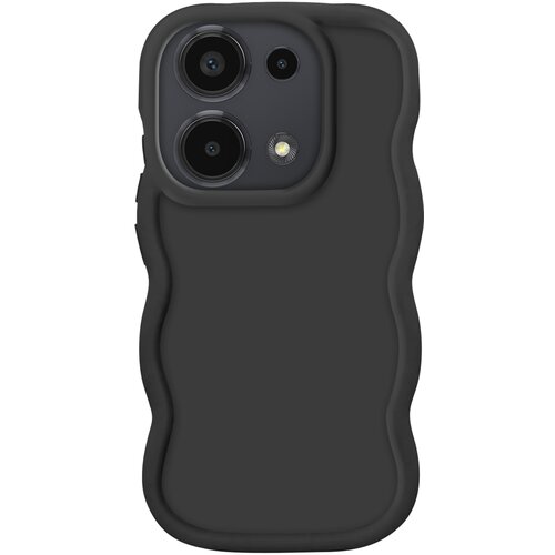 AVIZAR Ohišje za Xiaomi Redmi Note 13 Pro in Poco M6 Pro Silikonsko odporno na udarce, Črna, (5000011209) Cene