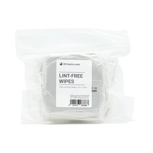 3D-basics Lint Free Wipes - Pack of 100 Slike