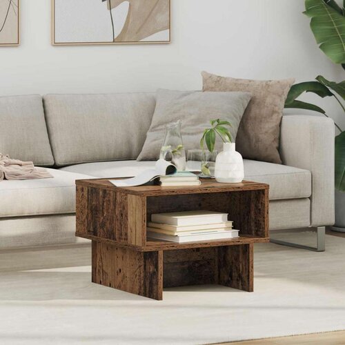  Stolić za kavu Staro drvo 48 x 46 x 35 cm Konstruirano drvo Cijene