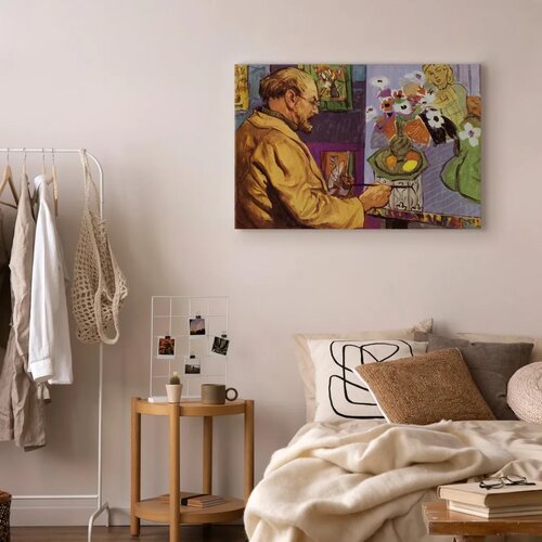  Slika - Painting by Henri Matisse (colour lithograph) 120x80 Akustična Slike